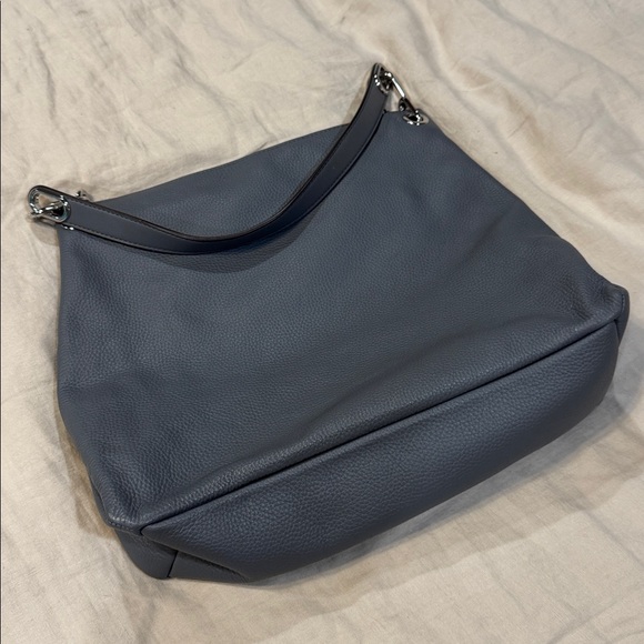 Michael Kors Gray Leather Shoulder Bag - Picture 2 of 9